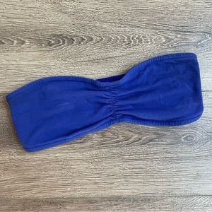 Mudd Ruched Bandeau Royal Blue Large